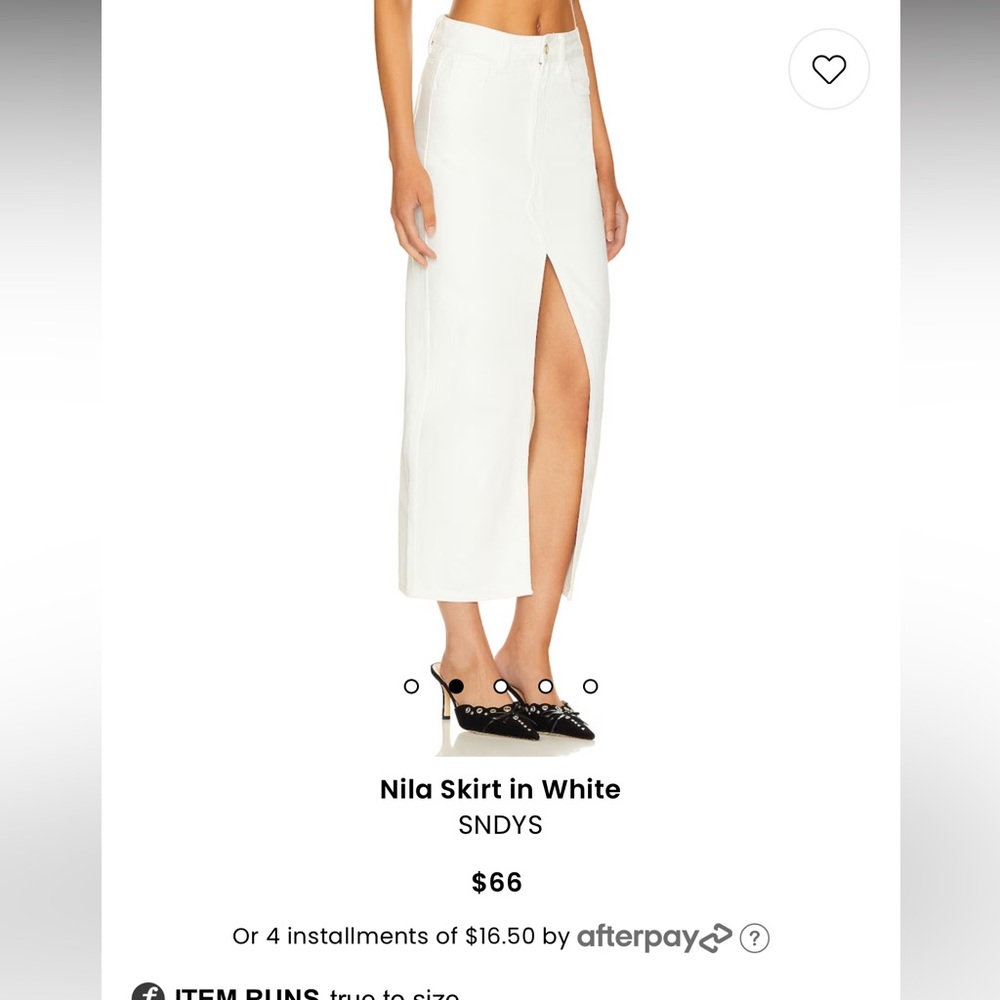 REVOLVE SNDYS Nila Skirt in White